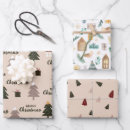 Search for forest christmas wrapping paper Whimsical