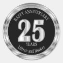 Search for 25th anniversary party stickers Seals