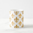 Search for fleur de lis coffee mugs Gold