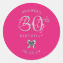 Search for hot pink birthday stickers Silver