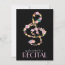 Search for clef invitations Recital