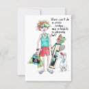 Search for ladies golf cards Humour