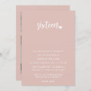 Search for rose gold sweet 16 invitations Blush