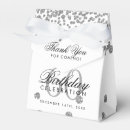 Search for 60th birthday favour boxes Silver