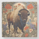 Search for bisons coasters Wildlife