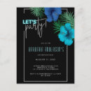 Search for blue black 40th birthday invitations Forty