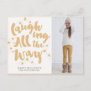 Search for laughing all the way christmas cards Typography