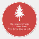 Search for tree address stickers Red