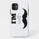 Search for cute moustache iphone cases Black