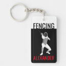 Search for fencing key rings Epee