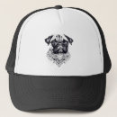 Search for pet pug hats Illustration