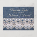 Search for denim save the dates Retro