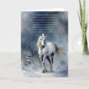 Search for winter horse cards Snow