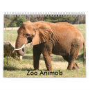 Search for zoo animal calendars Elephant