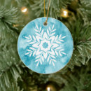 Search for mint christmas tree decorations Snowflakes