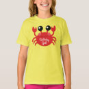 Search for crab kids tshirts Birthday