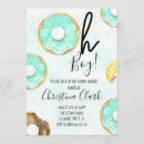 Search for blue doughnut baby shower invitations Doughnuts