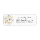 Search for white daisy return address labels Floral