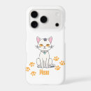 Search for cute white kitten iphone cases Kawaii
