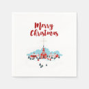 Search for christmas scene napkins Winter