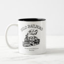 Search for vintage railroad mugs Steam locomotive