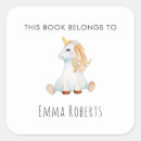 Search for unicorn bookplates This book belongs to
