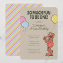 Search for elmo birthday invitations Vintage