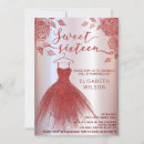 Search for red dress invitations Princess