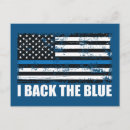 Search for enforcment postcards Thin blue line