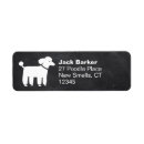 Search for white poodle return address labels Dog