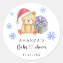 Search for winter baby shower stickers Bear