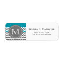 Search for teal and grey return address labels Chevron