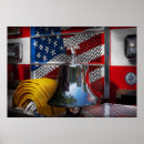 Search for red fire truck posters Firemen