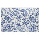 Search for navy blue and white pattern fabric Vintage