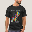 Search for autism walk tshirts Alone