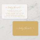 Search for gold baby shower invitations Simple