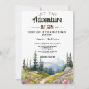Search for let the adventure begin invitations Wood