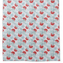 Search for snowflakes shower curtains Red