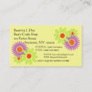 Search for daisy pattern business cards Retro
