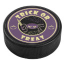 Search for halloween hockey pucks Trick or treat