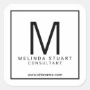 Search for white business stickers Trendy