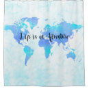 Search for world map shower curtains Earth