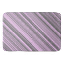 Search for grey and purple bath mats Stripes