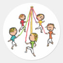 Search for may day stickers Maypole