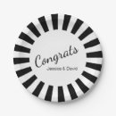 Search for black white striped plates Pattern