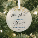 Search for glass christmas tree decorations Gold