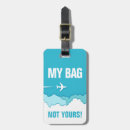 Search for flight attendant luggage tags Aeroplane