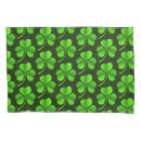 Search for shamrock pillowcases Irish