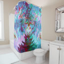 Search for deep purple shower curtains Abstract