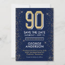 Search for 90th birthday save the dates Ninety